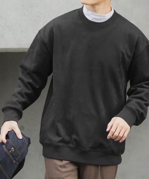 ITEMS URBANRESEARCH（アイテムズ アーバンリサーチ）の「裏フリースF.S.プルオーバー（その他トップス・メンズ・モカ/ブラック/オリーブ/ライトベージュ・MEDIUM/LARGE）」の2枚目の写真