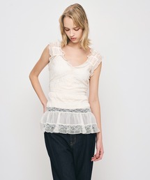 ME COUTURE | レースMIXバリエブラウス(シャツ/ブラウス)