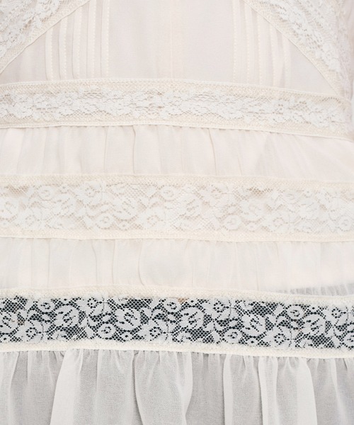 ME COUTURE（ミークチュール）の「レースMIXバリエブラウス（シャツ/ブラウス・レディース・アイボリー・FREE）」の18枚目の写真