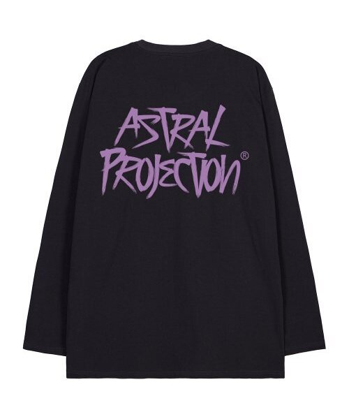ASTRAL PROJECTION(アストラルプロジェクション)の「グラフィティレタリングオーバーサイズロングスリーブTシャツ_チャコール(Tシャツ/カットソー・メンズ・その他・LARGE/MEDIUM/X-LARGE)」の1枚目の写真
