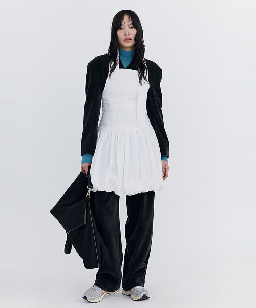 WNDERKAMMER(ブンダーカンマー)の「バルーンレイヤードドレス_ホワイト(ワンピース・レディース・その他・SMALL/MEDIUM)」の1枚目の写真
