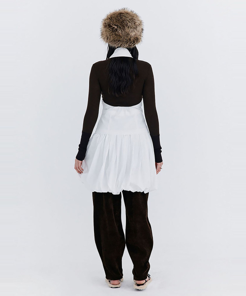 WNDERKAMMER(ブンダーカンマー)の「バルーンレイヤードドレス_ホワイト(ワンピース・レディース・その他・SMALL/MEDIUM)」の2枚目の写真