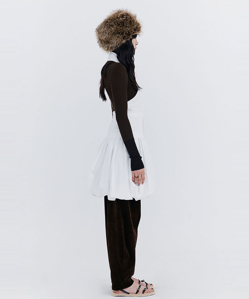 WNDERKAMMER(ブンダーカンマー)の「バルーンレイヤードドレス_ホワイト(ワンピース・レディース・その他・SMALL/MEDIUM)」の3枚目の写真
