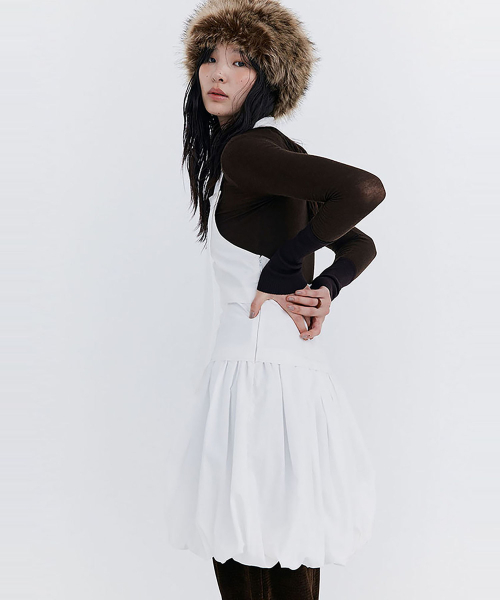 WNDERKAMMER(ブンダーカンマー)の「バルーンレイヤードドレス_ホワイト(ワンピース・レディース・その他・SMALL/MEDIUM)」の6枚目の写真