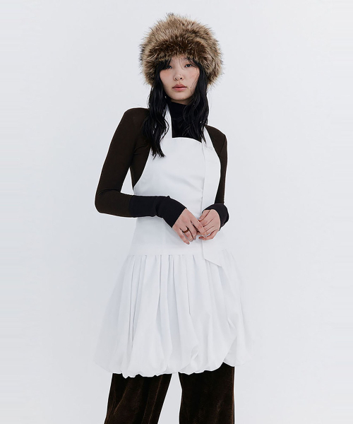WNDERKAMMER(ブンダーカンマー)の「バルーンレイヤードドレス_ホワイト(ワンピース・レディース・その他・SMALL/MEDIUM)」の7枚目の写真