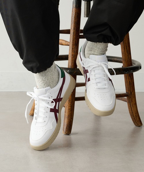 ASICS（アシックス）の「【ASICS】JAPAN S/アシックス ジャパン S（スニーカー・メンズ・ホワイト系その他2/ホワイト系その他4/ホワイト系1/ホワイト系その他3/ホワイト・22.5cm/23cm/23.5cm/25.5cm/26cm/26.5cm/27cm/27.5cm/28cm）」の4枚目の写真