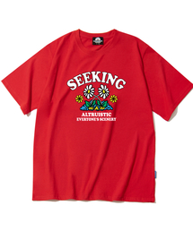 SEEKING DAISY グラフィックTシャツ - レッド