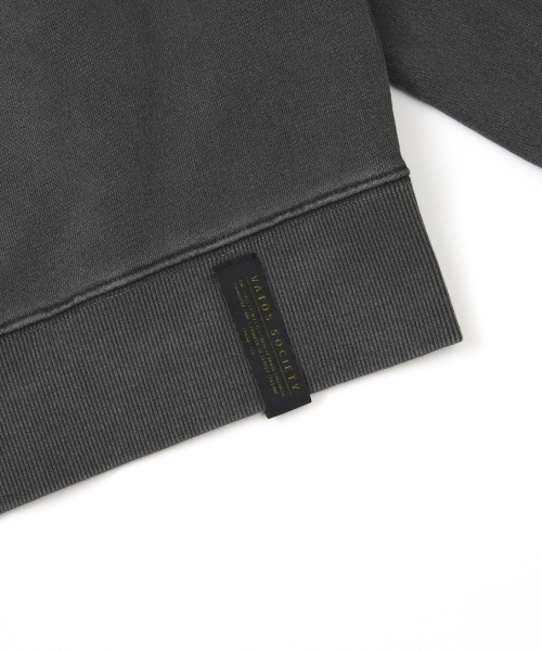 STIGMA（スティグマ）の「Applique STGM Pigment Washed Oversized Zip-up Hoodie Charcoal（パーカー・メンズ・その他・MEDIUM/X-LARGE）」の9枚目の写真
