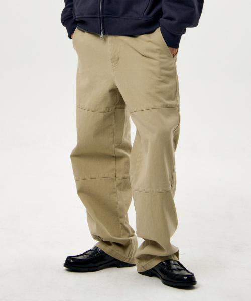 GARDEN EXPRESS(ガーデンエクスプレス)の「Pigment Work Pants (beige)(その他パンツ・メンズ・その他・MEDIUM/LARGE/X-LARGE)」の1枚目の写真