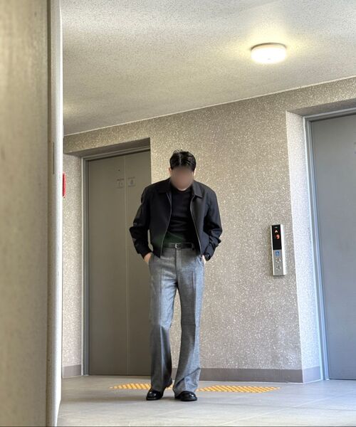 NOIRER（ノイア）の「ウールツイードフレアスラックス（グレー）（スラックス・メンズ・その他・48/50/52）」の9枚目の写真