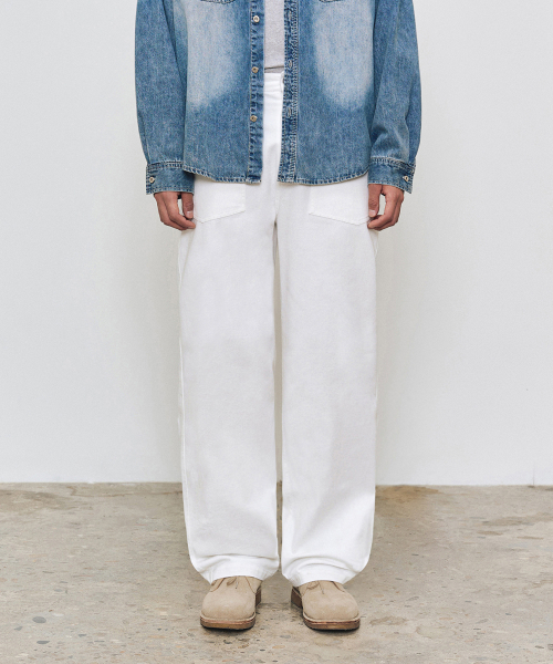 DECET（デケト）の「M35 Fatigue Pants DCPT065White（その他パンツ・レディース・その他・24/26/28/30/32/34）」の2枚目の写真