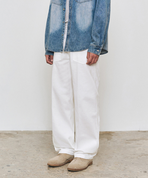 DECET（デケト）の「M35 Fatigue Pants DCPT065White（その他パンツ・レディース・その他・24/26/28/30/32/34）」の3枚目の写真
