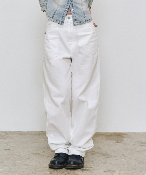DECET（デケト）の「M35 Fatigue Pants DCPT065White（その他パンツ・レディース・その他・24/26/28/30/32/34）」の6枚目の写真
