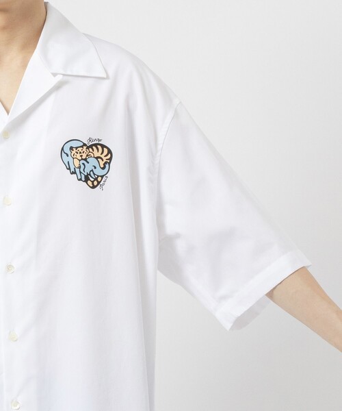 KENZO(ケンゾー)の「【KENZO/ケンゾー】FE65CH1119LV HAWAIIAN S/S SHIRT(シャツ/ブラウス・メンズ・ホワイト・L/M)」の5枚目の写真