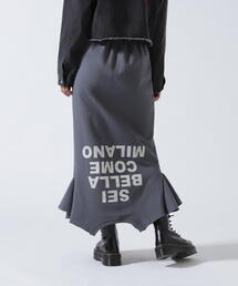 ROYAL FLASH | MITSUKI/ミツキ/ロゴ入りリメイク風スカート(スカート)