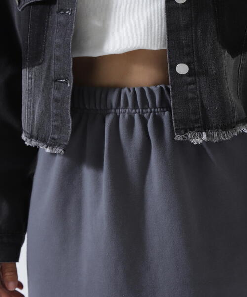 ROYAL FLASH（ロイヤルフラッシュ）の「MITSUKI/ミツキ/ロゴ入りリメイク風スカート（スカート・レディース・グレー・F）」の6枚目の写真