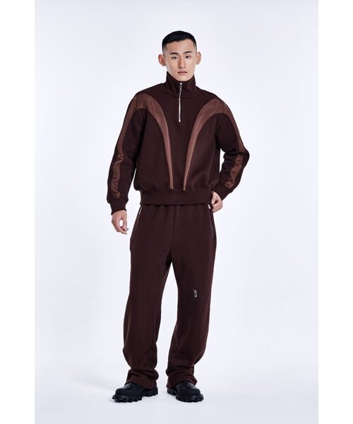 51%(フィフティーワンパーセント)の「Bulky Line Half Zip up - Dark Brown(スウェット・メンズ・その他・MEDIUM/LARGE)」の2枚目の写真