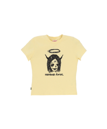 AFTERMATH（アフターマス）の「ATM x SEOULCULT ANGEL TEE [YELLOW]（Tシャツ/カットソー）」