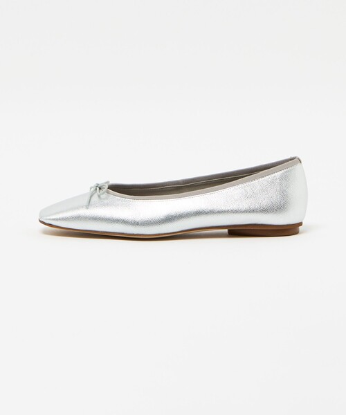 ODETTE E ODILE(オデットエオディール)の「スクエアバレエ フラット10↓↑(バレエシューズ・レディース・シルバー/ダークブラウン・24cm/22.5cm/23.5cm/24.5cm/23cm/25cm/22cm)」の2枚目の写真