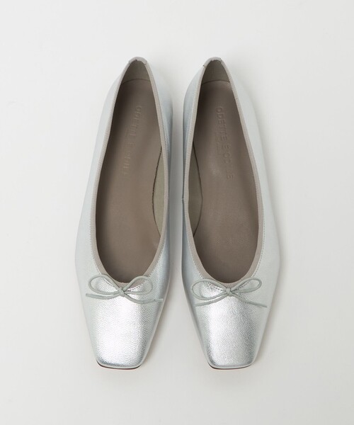 ODETTE E ODILE(オデットエオディール)の「スクエアバレエ フラット10↓↑(バレエシューズ・レディース・シルバー/ダークブラウン・24cm/22.5cm/23.5cm/24.5cm/23cm/25cm/22cm)」の8枚目の写真