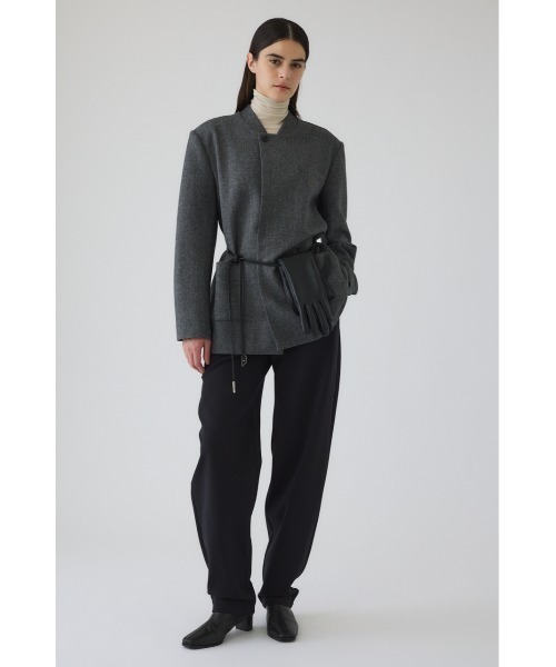 Metal belt box jacket メタルベルトボックスジャケット（ノーカラー