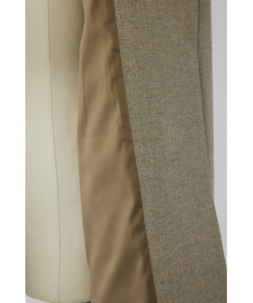 Metal belt box jacket メタルベルトボックスジャケット（ノーカラー