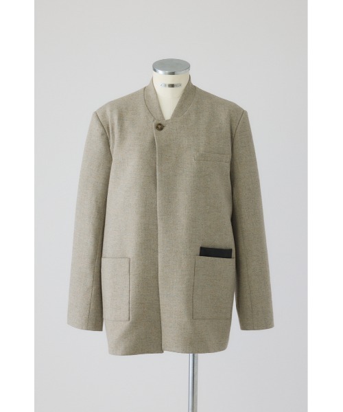 RIM.ARK（リムアーク）の「Metal belt box jacket メタルベルト