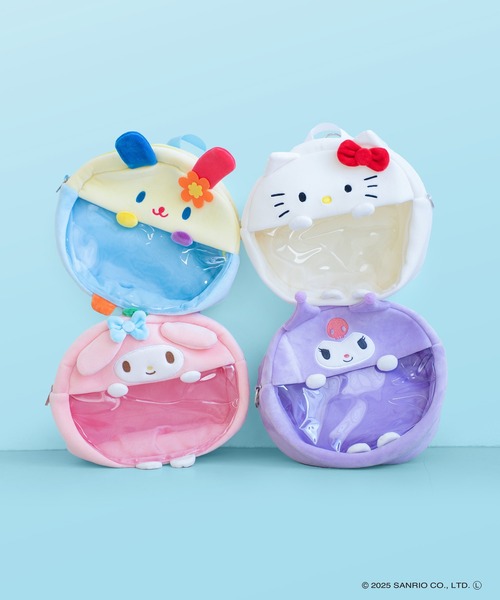 sanrio（サンリオ）の「Sanrio characters(サンリオキャラクターズ) 2WAYぬいぐるみクリアバッグ / ハローキティ・ウサハナ・マイメロディ・クロミ SAN-0111 MM-1391（ショルダーバッグ・レディース・ピンク/ホワイト/パープル/ブルー・FREE）」の8枚目の写真