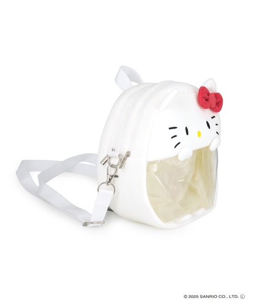 sanrio（サンリオ）の「Sanrio characters(サンリオキャラクターズ) 2WAYぬいぐるみクリアバッグ / ハローキティ・ウサハナ・マイメロディ・クロミ SAN-0111 MM-1391（ショルダーバッグ・レディース・ピンク/ホワイト/パープル/ブルー・FREE）」の10枚目の写真