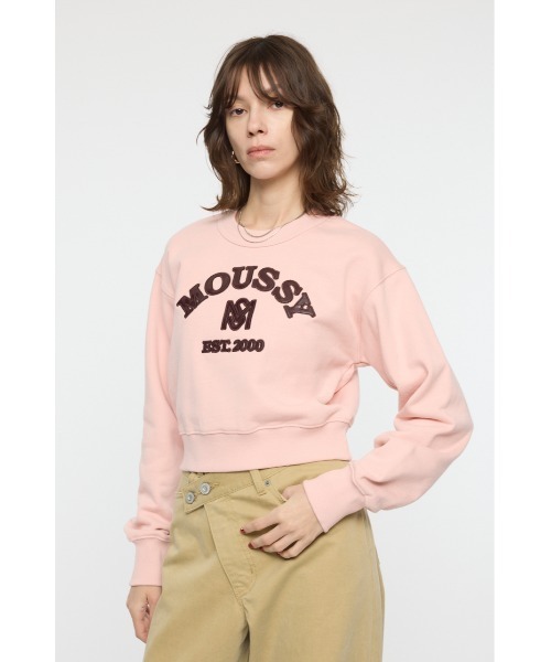 MOUSSY F/LEATHER PATCH プルオーバー（スウェット）｜MOUSSY