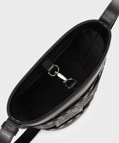 CARVING TRIBES（カービングトライブス）の「CrossShoulderBag（ショルダーバッグ・レディース・ブラック/ベージュ・FREE）」の4枚目の写真