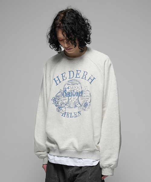 HEDER HELEN(ヘダーヘレン)の「Marigold m/grey sweat shirts(スウェット・レディース・その他・SMALL/MEDIUM/LARGE)」の3枚目の写真