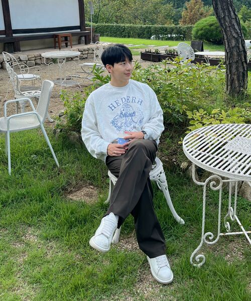 HEDER HELEN(ヘダーヘレン)の「Marigold m/grey sweat shirts(スウェット・レディース・その他・SMALL/MEDIUM/LARGE)」の6枚目の写真