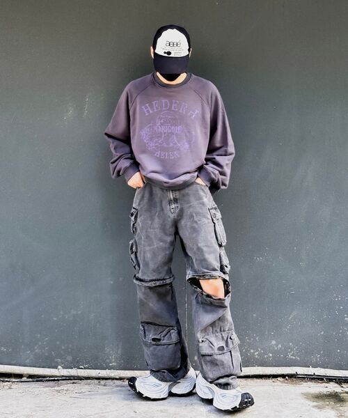 HEDER HELEN(ヘダーヘレン)の「Marigold m/grey sweat shirts(スウェット・レディース・その他・SMALL/MEDIUM/LARGE)」の7枚目の写真