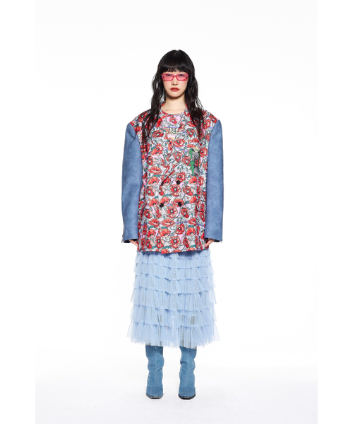 GREEDILOUS(グリディアス)の「Blossom Jacket with Leather Combi(その他アウター・メンズ・その他・S/M/L/XS)」の1枚目の写真