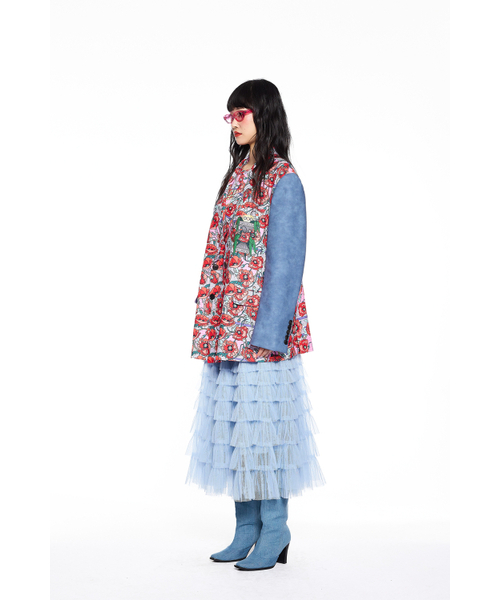 GREEDILOUS(グリディアス)の「Blossom Jacket with Leather Combi(その他アウター・メンズ・その他・S/M/L/XS)」の2枚目の写真