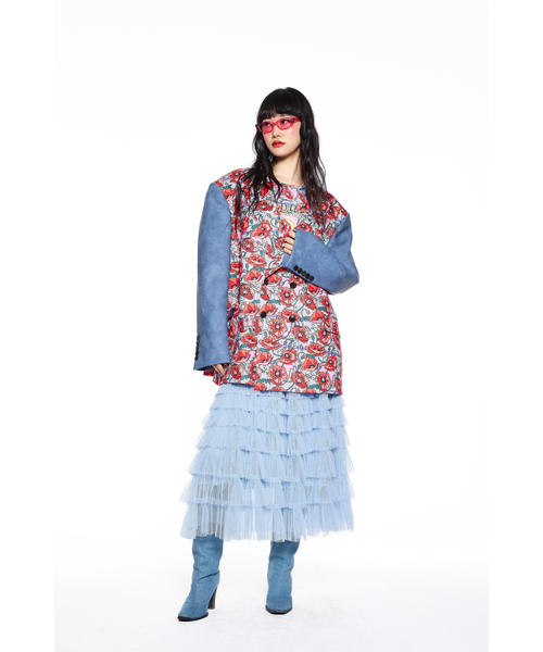 GREEDILOUS(グリディアス)の「Blossom Jacket with Leather Combi(その他アウター・メンズ・その他・S/M/L/XS)」の5枚目の写真