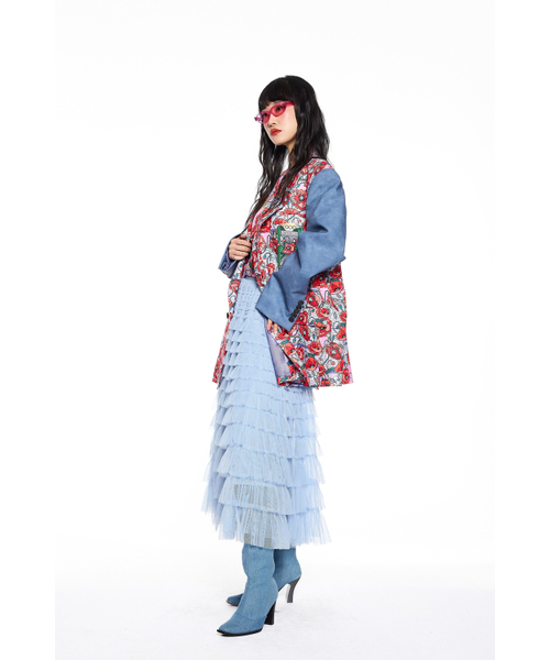 GREEDILOUS(グリディアス)の「Blossom Jacket with Leather Combi(その他アウター・メンズ・その他・S/M/L/XS)」の6枚目の写真