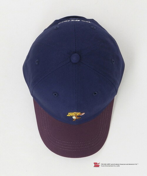 green label relaxing（グリーンレーベルリラクシング）の「【別注】＜URBAMENT＞TOM AND JERRY キャップ / CAP / キッズ（キャップ・キッズ・ブラック/ロイヤルブルー・FREE(52-55cm)）」の6枚目の写真