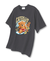 ヴィンテージサマー 半袖Tシャツ ダークグレー