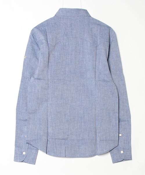 TMT(ティーエムティー)の「【TMT/ティーエムティー】COTTON LINEN CHAMBRAY SHIRTS(シャツ/ブラウス・メンズ・オレンジ/ネイビー/ピンク/ホワイト・MEDIUM/LARGE/X-LARGE/SMALL)」の19枚目の写真