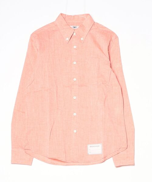 TMT(ティーエムティー)の「【TMT/ティーエムティー】COTTON LINEN CHAMBRAY SHIRTS(シャツ/ブラウス・メンズ・オレンジ/ネイビー/ピンク/ホワイト・MEDIUM/LARGE/X-LARGE/SMALL)」の18枚目の写真