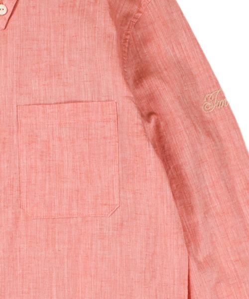 TMT(ティーエムティー)の「【TMT/ティーエムティー】COTTON LINEN CHAMBRAY SHIRTS(シャツ/ブラウス・メンズ・オレンジ/ネイビー/ピンク/ホワイト・MEDIUM/LARGE/X-LARGE/SMALL)」の12枚目の写真