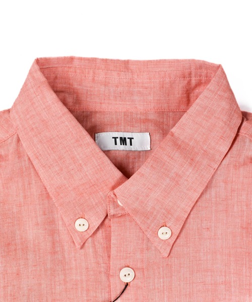 TMT(ティーエムティー)の「【TMT/ティーエムティー】COTTON LINEN CHAMBRAY SHIRTS(シャツ/ブラウス・メンズ・オレンジ/ネイビー/ピンク/ホワイト・MEDIUM/LARGE/X-LARGE/SMALL)」の14枚目の写真