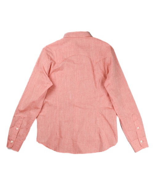 TMT(ティーエムティー)の「【TMT/ティーエムティー】COTTON LINEN CHAMBRAY SHIRTS(シャツ/ブラウス・メンズ・オレンジ/ネイビー/ピンク/ホワイト・MEDIUM/LARGE/X-LARGE/SMALL)」の15枚目の写真