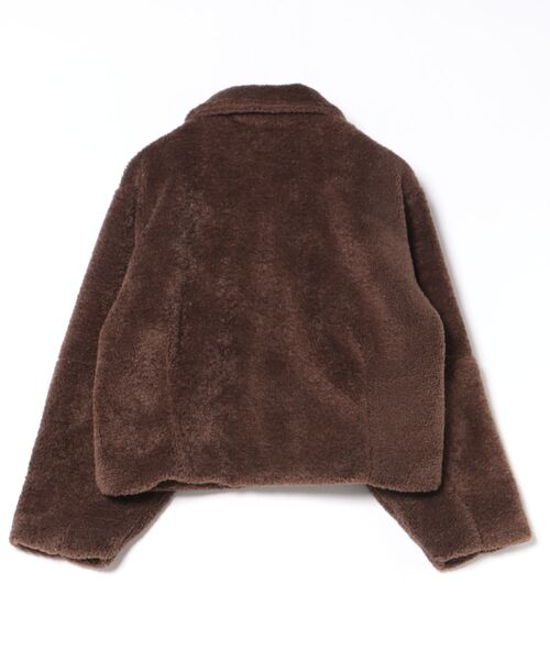 VICKY（ビッキー）の「ボアコクーンスリーブブルゾン（ブルゾン・レディース・ブラウン/ブラック・M）」の3枚目の写真