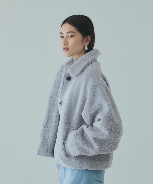 VICKY（ビッキー）の「ボアコクーンスリーブブルゾン（ブルゾン・レディース・ブラウン/ブラック・M）」の15枚目の写真