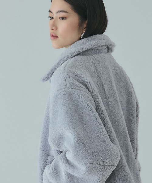 VICKY（ビッキー）の「ボアコクーンスリーブブルゾン（ブルゾン・レディース・ブラウン/ブラック・M）」の17枚目の写真