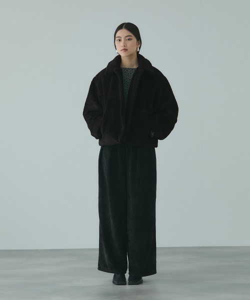 VICKY（ビッキー）の「ボアコクーンスリーブブルゾン（ブルゾン・レディース・ブラウン/ブラック・M）」の12枚目の写真