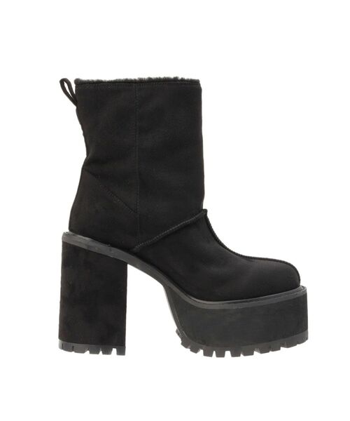 GYDA(ジェイダ)の「フェイクムートンplatformショートブーツ(ブーツ・レディース・ブラック/ベージュ・SMALL/LARGE/MEDIUM)」の18枚目の写真